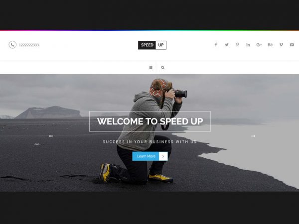 Speedup - Business Corporate and Portfolio HTML Template